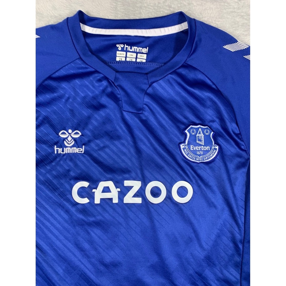 Hummel Everton FC 2020-21 Home Soccer Jersey James Rodriguez #19 Youth Size 28 - Picture 2 of 9